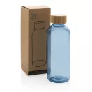 Sticla de apa sport, Everestus, 18SEP3024, 660 ml, 7.4x7.4x20.6x Ø7.4 cm, Rpet, Bambus, Albastru