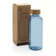   Sticla de apa sport, Everestus, 18SEP3024, 660 ml, 7.4x7.4x20.6x Ø7.4 cm, Rpet, Bambus, Albastru
