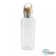   Sticla de apa sport, Everestus, 18SEP3022, 680 ml, 7.5x7.5x22.3x Ø7.5 cm, Rpet, Polipropilena, Transparent