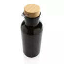 Sticla de apa sport, Everestus, 18SEP3020, 680 ml, 7.5x7.5x22.3x Ø7.5 cm, Rpet, Polipropilena, Negru