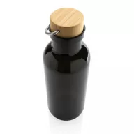   Sticla de apa sport, Everestus, 18SEP3020, 680 ml, 7.5x7.5x22.3x Ø7.5 cm, Rpet, Polipropilena, Negru