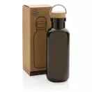 Sticla de apa sport, Everestus, 18SEP3020, 680 ml, 7.5x7.5x22.3x Ø7.5 cm, Rpet, Polipropilena, Negru