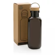   Sticla de apa sport, Everestus, 18SEP3020, 680 ml, 7.5x7.5x22.3x Ø7.5 cm, Rpet, Polipropilena, Negru