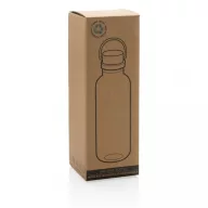   Sticla de apa sport, Everestus, 18SEP3020, 680 ml, 7.5x7.5x22.3x Ø7.5 cm, Rpet, Polipropilena, Negru
