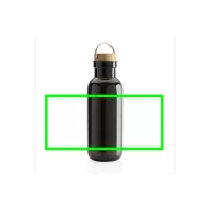   Sticla de apa sport, Everestus, 18SEP3020, 680 ml, 7.5x7.5x22.3x Ø7.5 cm, Rpet, Polipropilena, Negru