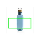 Sticla de apa sport, Everestus, 18SEP3021, 680 ml, 7.5x7.5x22.3x Ø7.5 cm, Rpet, Polipropilena, Albastru