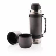   Termos 700 ml cu 2 cani, Swiss Peak, VM, otel inoxidabil, gri