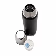 Termos 1 L, Swiss Peak, CR, otel inoxidabil, negru