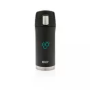 Cana termoizolanta 300 ml, fara scurgeri, perete dublu, Swiss Peak, EE, otel inoxidabil, negru