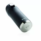 Cana termoizolanta 300 ml, fara scurgeri, perete dublu, Swiss Peak, EE, otel inoxidabil, negru
