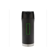   Cana termoizolanta 300 ml, fara scurgeri, perete dublu, Swiss Peak, EE, otel inoxidabil, negru