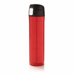   Termos 450 ml, cu inchidere usoara, Everestus, EY, otel inoxidabil, pp, rosu