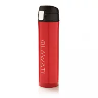   Termos 450 ml, cu inchidere usoara, Everestus, EY, otel inoxidabil, pp, rosu
