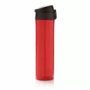 Termos 450 ml, cu inchidere usoara, Everestus, EY, otel inoxidabil, pp, rosu