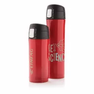   Termos 450 ml, cu inchidere usoara, Everestus, EY, otel inoxidabil, pp, rosu