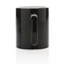 Cana clasica, Everestus, 21OCT0144, 350 ml, 8 x 8 x 9.5 x ø 8 cm, Ceramica, Negru
