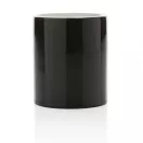 Cana clasica, Everestus, 21OCT0144, 350 ml, 8 x 8 x 9.5 x ø 8 cm, Ceramica, Negru