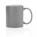 Cana clasica, Everestus, 21OCT0146, 350 ml, 8 x 8 x 9.5 x ø 8 cm, Ceramica, Gri
