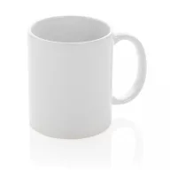   Cana clasica, Everestus, 21OCT0149, 350 ml, 8 x 8 x 9.5 x ø 8 cm, Ceramica, Alb