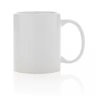   Cana clasica, Everestus, 21OCT0149, 350 ml, 8 x 8 x 9.5 x ø 8 cm, Ceramica, Alb