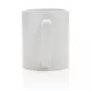 Cana clasica, Everestus, 21OCT0149, 350 ml, 8 x 8 x 9.5 x ø 8 cm, Ceramica, Alb