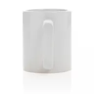   Cana clasica, Everestus, 21OCT0149, 350 ml, 8 x 8 x 9.5 x ø 8 cm, Ceramica, Alb