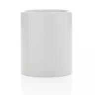   Cana clasica, Everestus, 21OCT0149, 350 ml, 8 x 8 x 9.5 x ø 8 cm, Ceramica, Alb
