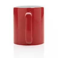   Cana clasica, Everestus, 21OCT0148, 350 ml, 8 x 8 x 9.5 x ø 8 cm, Ceramica, Rosu