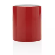   Cana clasica, Everestus, 21OCT0148, 350 ml, 8 x 8 x 9.5 x ø 8 cm, Ceramica, Rosu