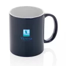 Cana clasica, Everestus, 21OCT0147, 350 ml, 8 x 8 x 9.5 x ø 8 cm, Ceramica, Albastru