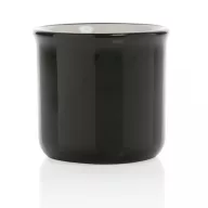   Cana vintage, Everestus, 21OCT0173, 280 ml, 8.6 x 7 x 8.2 x ø 8.6 cm, Ceramica, Negru