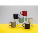 Cana vintage, Everestus, 21OCT0173, 280 ml, 8.6 x 7 x 8.2 x ø 8.6 cm, Ceramica, Negru