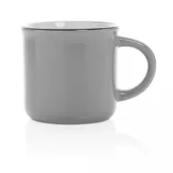   Cana vintage, Everestus, 21OCT0175, 280 ml, 8.6 x 7 x 8.2 x ø 8.6 cm, Ceramica, Gri