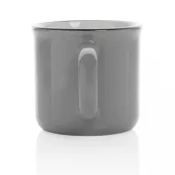   Cana vintage, Everestus, 21OCT0175, 280 ml, 8.6 x 7 x 8.2 x ø 8.6 cm, Ceramica, Gri