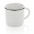 Cana vintage, Everestus, 21OCT0178, 280 ml, 8.6 x 7 x 8.2 x ø 8.6 cm, Ceramica, Alb
