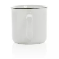   Cana vintage, Everestus, 21OCT0178, 280 ml, 8.6 x 7 x 8.2 x ø 8.6 cm, Ceramica, Alb