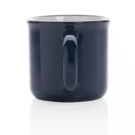   Cana vintage, Everestus, 21OCT0176, 280 ml, 8.6 x 7 x 8.2 x ø 8.6 cm, Ceramica, Albastru