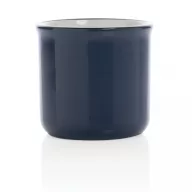   Cana vintage, Everestus, 21OCT0176, 280 ml, 8.6 x 7 x 8.2 x ø 8.6 cm, Ceramica, Albastru