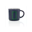 Cana vintage, Everestus, 21OCT0176, 280 ml, 8.6 x 7 x 8.2 x ø 8.6 cm, Ceramica, Albastru