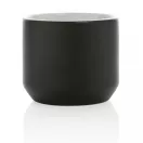 Cana moderna, Everestus, 21OCT0156, 350 ml, 9 x 7 x 8 x ø 9 cm, Ceramica, Negru
