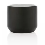   Cana moderna, Everestus, 21OCT0156, 350 ml, 9 x 7 x 8 x ø 9 cm, Ceramica, Negru