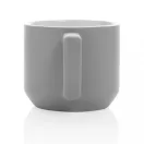 Cana moderna, Everestus, 21OCT0158, 350 ml, 9 x 7 x 8 x ø 9 cm, Ceramica, Gri