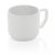 Cana moderna, Everestus, 21OCT0161, 350 ml, 9 x 7 x 8 x ø 9 cm, Ceramica, Alb