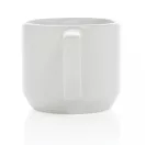 Cana moderna, Everestus, 21OCT0161, 350 ml, 9 x 7 x 8 x ø 9 cm, Ceramica, Alb