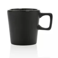   Cana moderna, Everestus, 21OCT0150, 300 ml, 8.4 x 6.6 x 8.9 x ø 8.4 cm, Ceramica, Negru