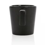   Cana moderna, Everestus, 21OCT0150, 300 ml, 8.4 x 6.6 x 8.9 x ø 8.4 cm, Ceramica, Negru