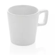   Cana moderna, Everestus, 21OCT0155, 300 ml, 8.4 x 6.6 x 8.9 x ø 8.4 cm, Ceramica, Alb