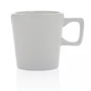 Cana moderna, Everestus, 21OCT0155, 300 ml, 8.4 x 6.6 x 8.9 x ø 8.4 cm, Ceramica, Alb