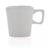   Cana moderna, Everestus, 21OCT0155, 300 ml, 8.4 x 6.6 x 8.9 x ø 8.4 cm, Ceramica, Alb