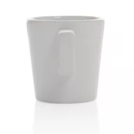   Cana moderna, Everestus, 21OCT0155, 300 ml, 8.4 x 6.6 x 8.9 x ø 8.4 cm, Ceramica, Alb